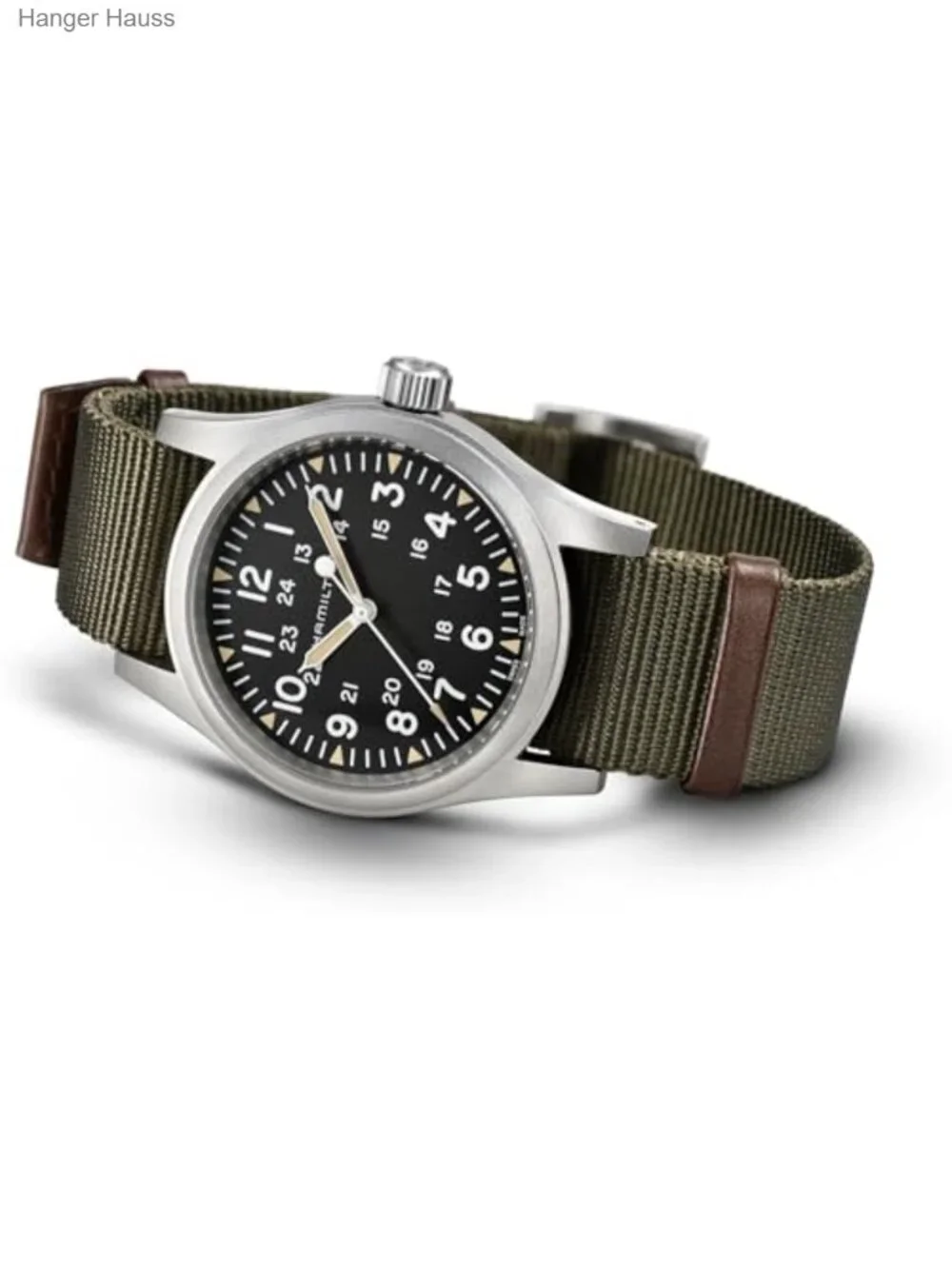 Hamilton Khaki Field Mechanical Men's Watch, 38mm Stainless Steel Case, Swiss